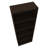 Stained Walnut Bookcase With Open Storage And 5 Shelves