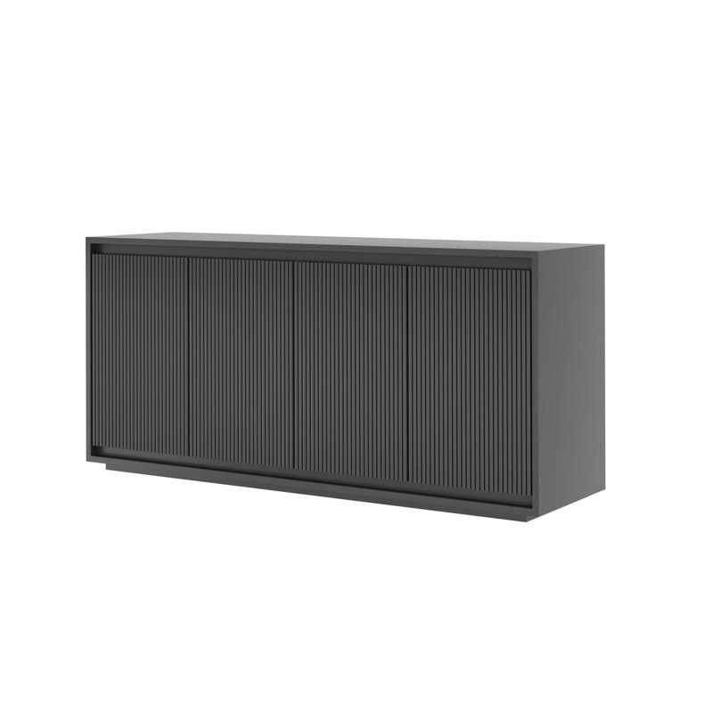 Ember Console Table, Off Black, 60"
