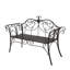 Banc de jardin en métal Bradfield