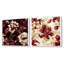 Maldon - Ensemble de 2 collages floraux carrés-101851107-101851104