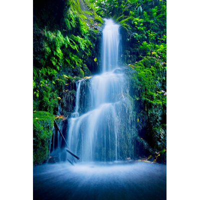 Beautiful Lush Waterfall by Epicstockmedia - No Frame Print
