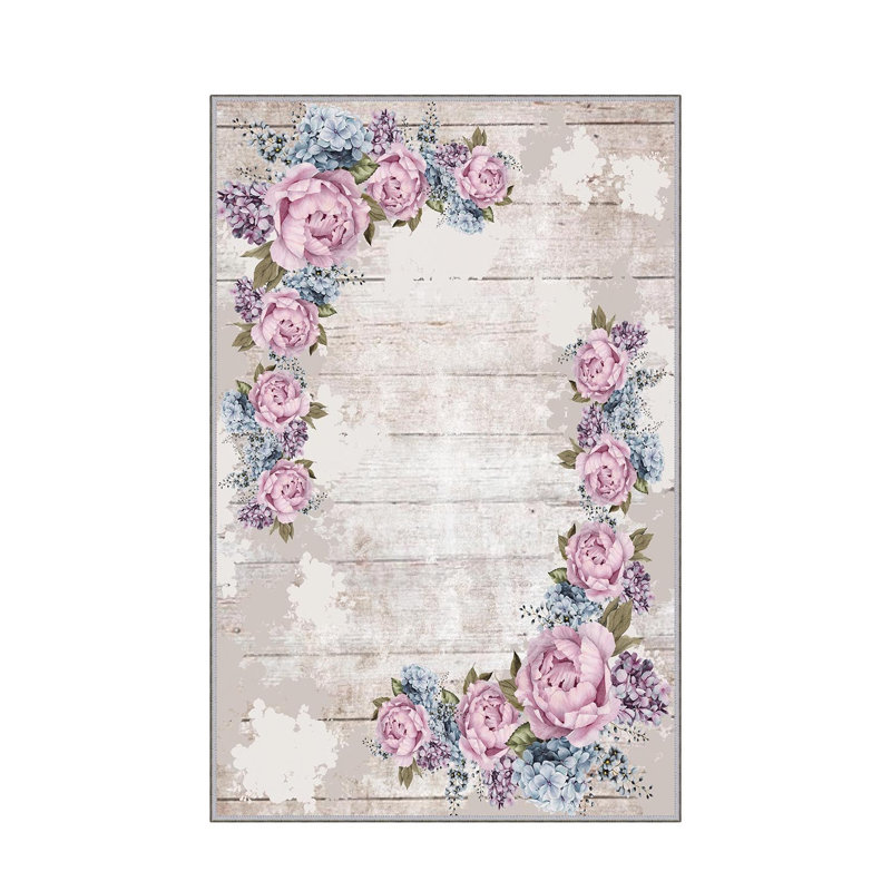Antibacterial Hall Carpet, 31.5 x 59.1 inches | 100% Polyester, 0.4 in Pile Height, Non-Slip PVC Felt Dot Underside | Machine Washable, 3D Digital Printing | Durable & Stylish for Entryway, Living Room, or Bedroom