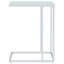 Table d'appoint contemporaine en forme de C