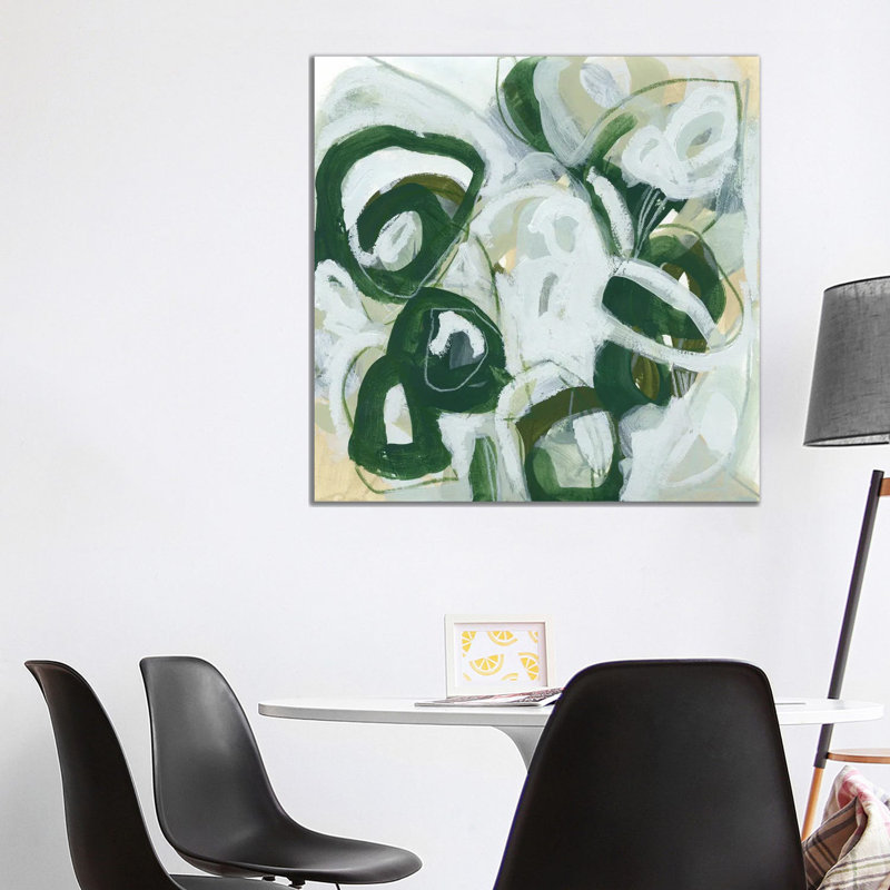 Moss Reaction II by June Erica Vess - Wrapped Canvas Painting, 93.98cm H x 93.98cm W