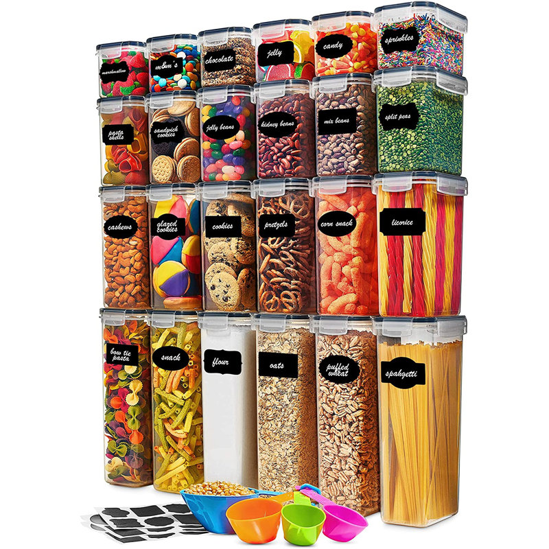 Airtight Food Storage Container 24 Pack