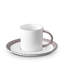 Corde Platinum Espresso Cup & Saucer (Gift Set of 2)