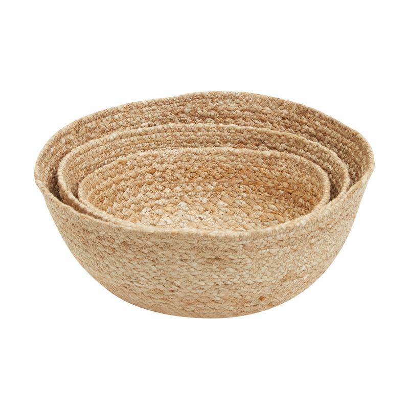 17 Stories Jute / Sisal Decorative Basket