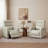 31.1'' Power Swivel Recliner With 270° Rotation, Smooth Gliding And Side Storage Pocket-468343521