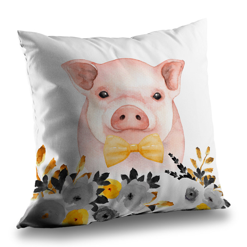 Chic pig Pink Poly Twill Throw Pillow Insert | Home Decor