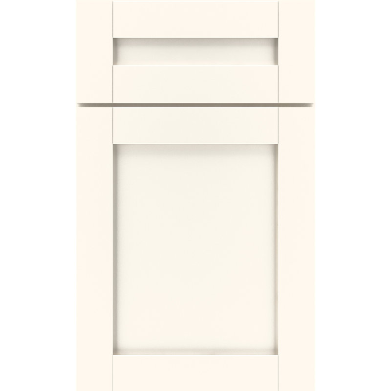 Dwelling Livingston Door Sample, White, MDF