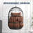 Outdoor Garden Rattan Egg Swing Chair Hanging Chair PE Hanging Chair  Brown-1479009896
