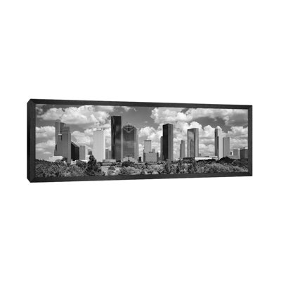 Skyscrapers in a City, Houston, Texas, USA 1 Piece Panoramic Wall Art on Canvas