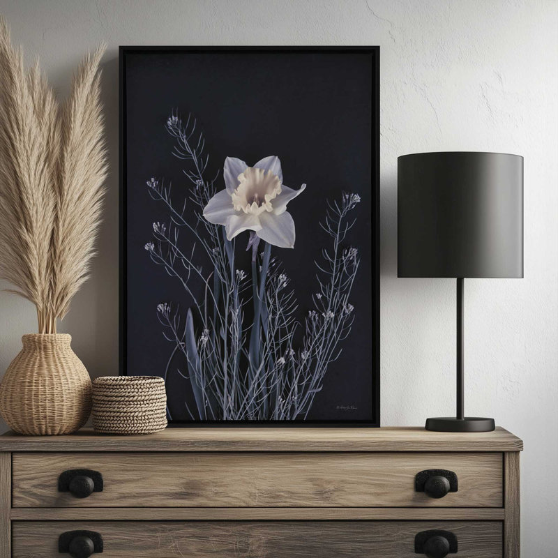 «Spring Gathering IV» par Robin-Lee Vieira, reproduction d'art, 24 W x 36 H, Tan, Framed Canvas