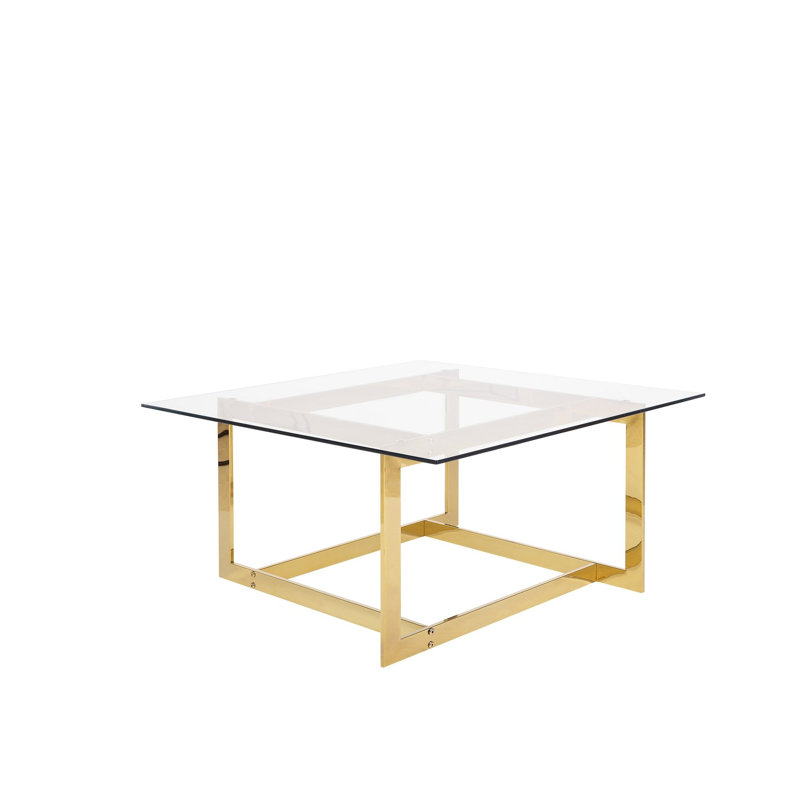 Acuff Frame Coffee Table, Gold