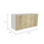 Armoire murale avec deux tablettes