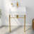 Turner 24" W x 16" D x 35" H Vitreous China Rectangular Console Bathroom Sink with Overflow-96884849