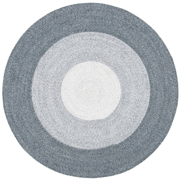 Highland Dunes Round Waltman Handmade Grey Area Rug & Reviews - Wayfair ...
