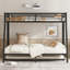 Twin Over Full Metal Bunk Bed with Trundle-782703851
