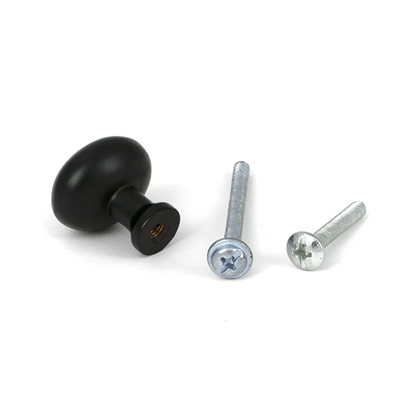 Moore Cabinet Knob, Aged Bronze, 0.98" Knob Diameter