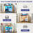Corner Desk With Power Outlets and 3-Color Sensor Lights For Small Space-1451465162
