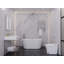 Baignoire de trempage autoportante en acrylique 55,12 po x 29,53 po