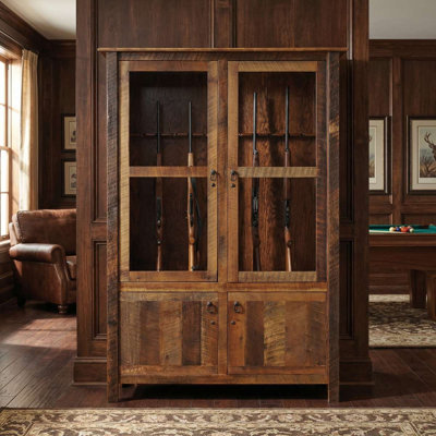 Armoire à fusil Barnwood