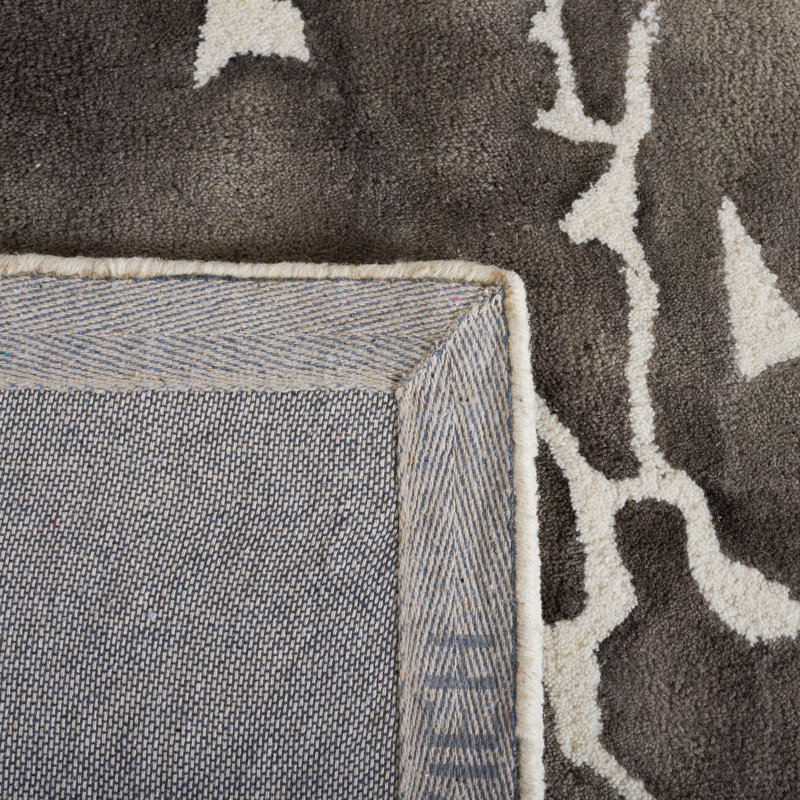 Harvester Hand Tufted Wool Floral Rug, Rectangle 3' x 5'