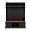 Banc d'arbre de ferme 5 en 1 avec rangement pour chaussures, portemanteaux et crochets-1425952868