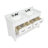 Dilkhush 61" Double Bathroom Vanity with Carrara White Quartz Top, Sink & Backsplash, Pre-Assembled