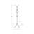 Coat Rack, Hall Tree, Free Standing, 8 Hooks, Entryway, 70"H, Bedroom Metal, Contemporary, Modern-19085360