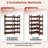 5 Tier Bookshelf, Reversible Corner Bookshelf, 65" Industrial Wooden l Shaped Bookcase with 10 Open Shelves and Metal Frame, Corner Shelf Storage Rack with Baffles Etagere for Living Room Home Office