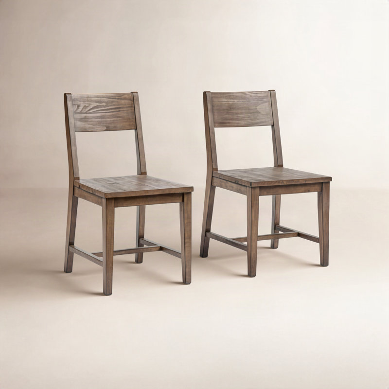 Chaise en bois massif Ollie