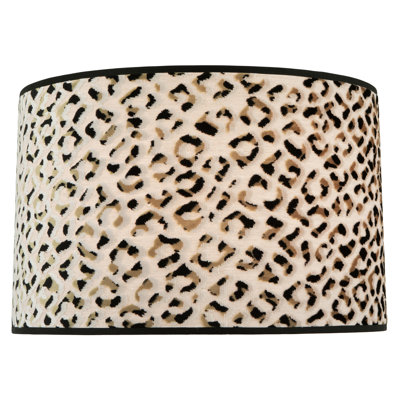 Abbey Rose - Shade Only - Ocelot - Taupe with Lola Black Trim
