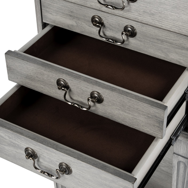 Hardwick 4 Drawer Chest, Gray