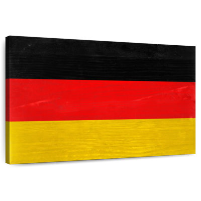Wood Germany Flag