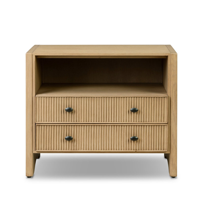 Hazel Nightstand-Light Wash Oak