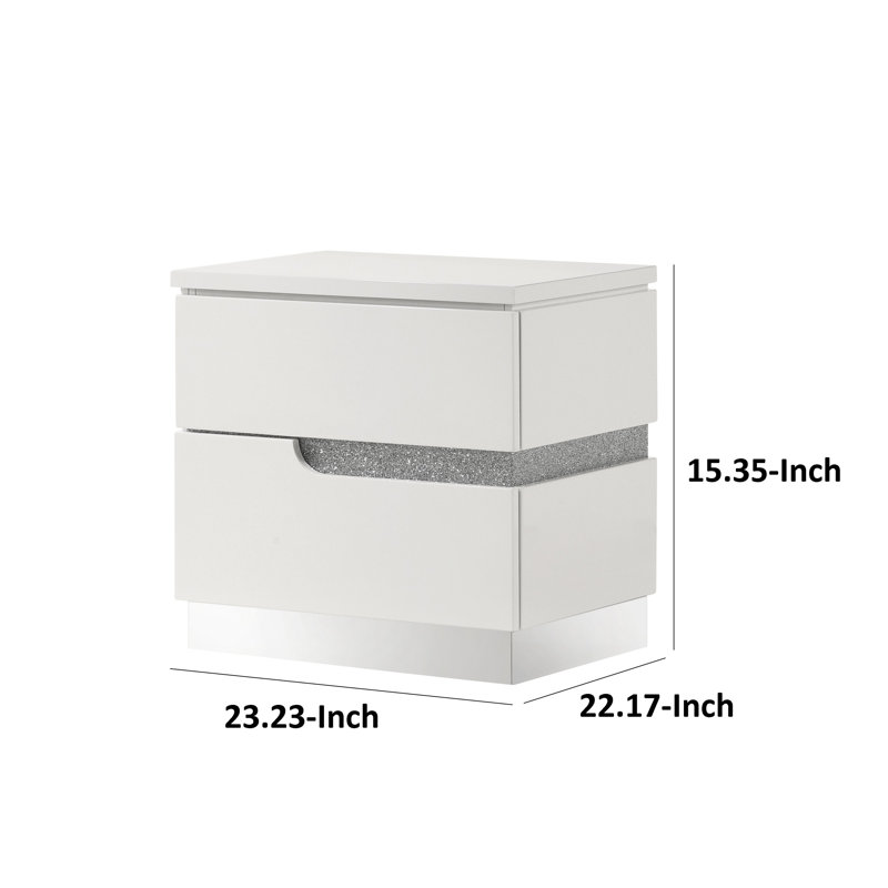 Ara 23.23'' W Solid Wood Nightstand