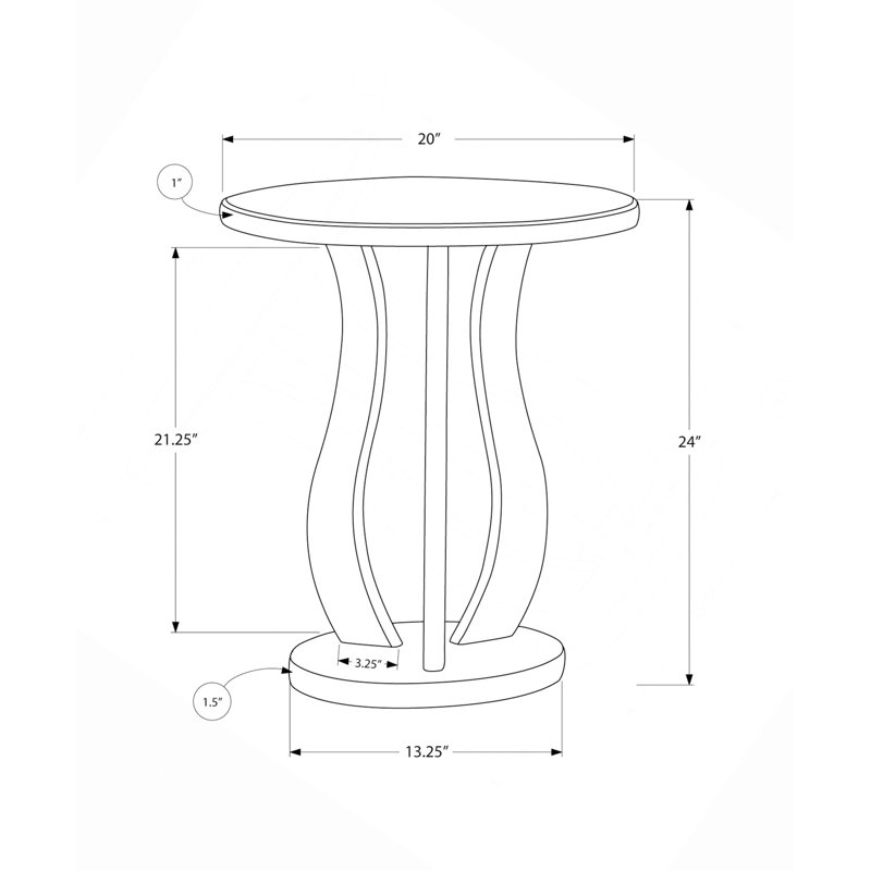 Table moderne, côté, bout, table de chevet, lampe, salon, chambre à coucher, miroir transparent, gris, transitionnel