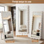 Miroir irrégulier pleine longueur ondulé avec cadre enveloppé de flanelle-1810357428-1810357430