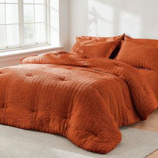 7 Piece Seersucker Comforter Set