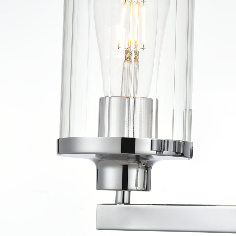 Éclairage pour meuble-lavabo à intensité variable Dariela, Chrome, Une lumière, H 10 po x l 5 po x P 5 po