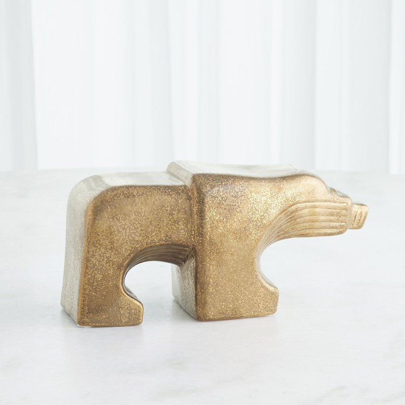 Les Animaux-Ours, Matte Antique Gold
