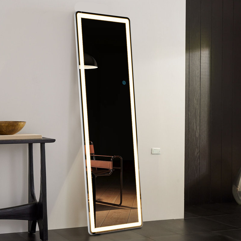 Miroir mural DEL, 60 po x 16 po
