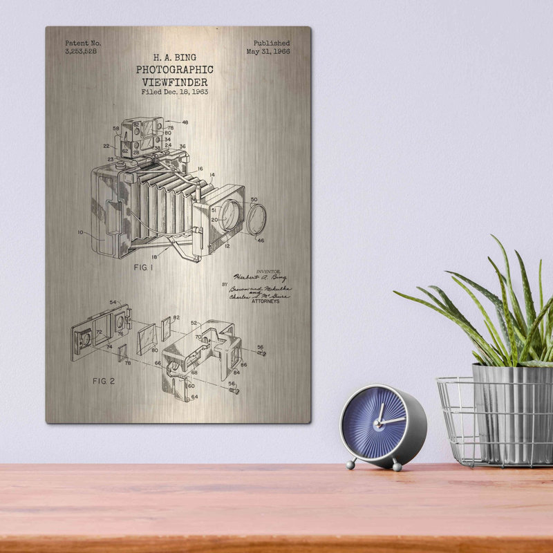 "Parchemin photographique" par Luxe Metal Portfolio, H 16 po x l 12 po