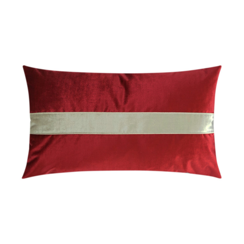 Iridescence Band Decorative Pillow, Baltic, Rectangle 14"H x 24"W
