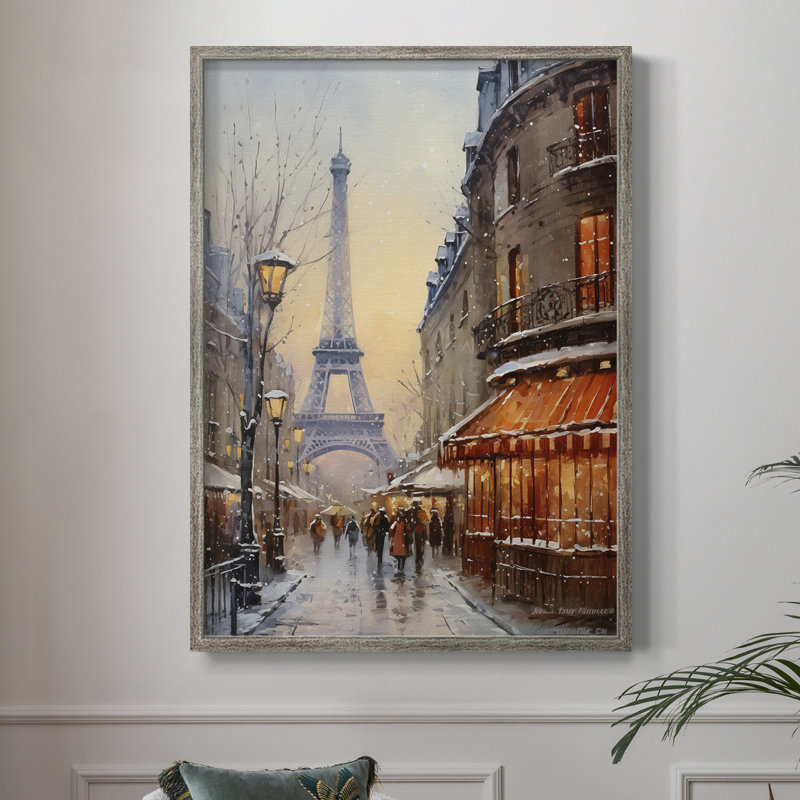 «Christmas Holiday Art DL», reproduction encadrée - bois massif, H 11 po x l 9 po