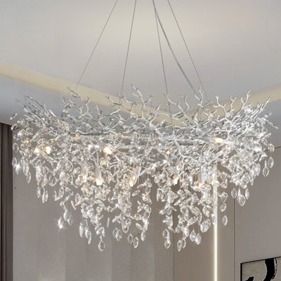 Paree Dimmable Crystal Chandelier