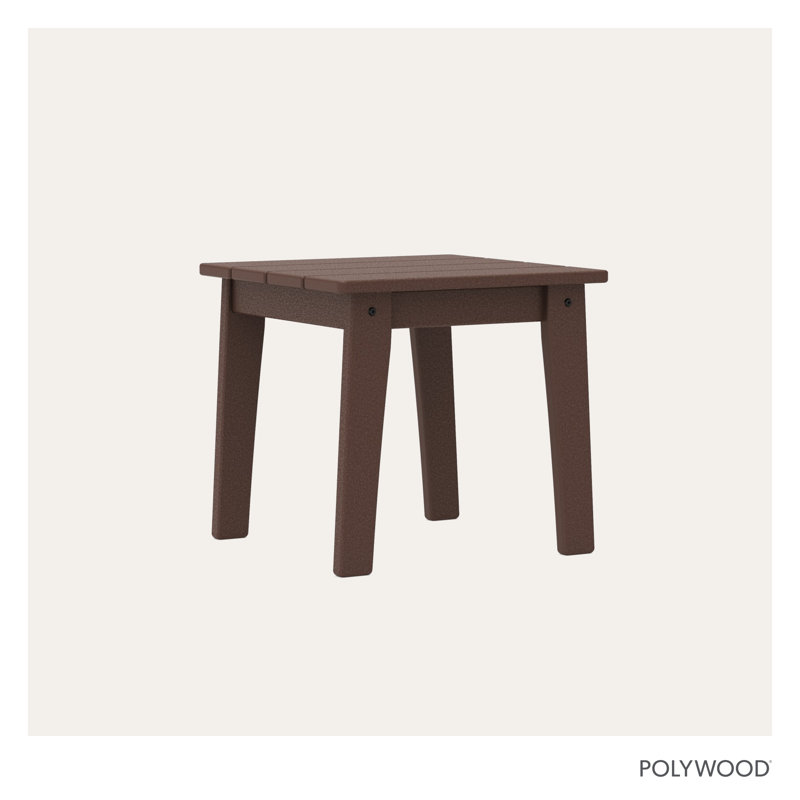 Lakeside End Table, Dark Brown
