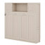 Lit escamotable avec armoires de rangement-962735054