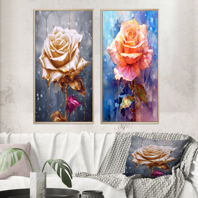 «Rose Reverie», 2 pièces
